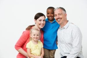 Foster parents with multi-racial children in foster care